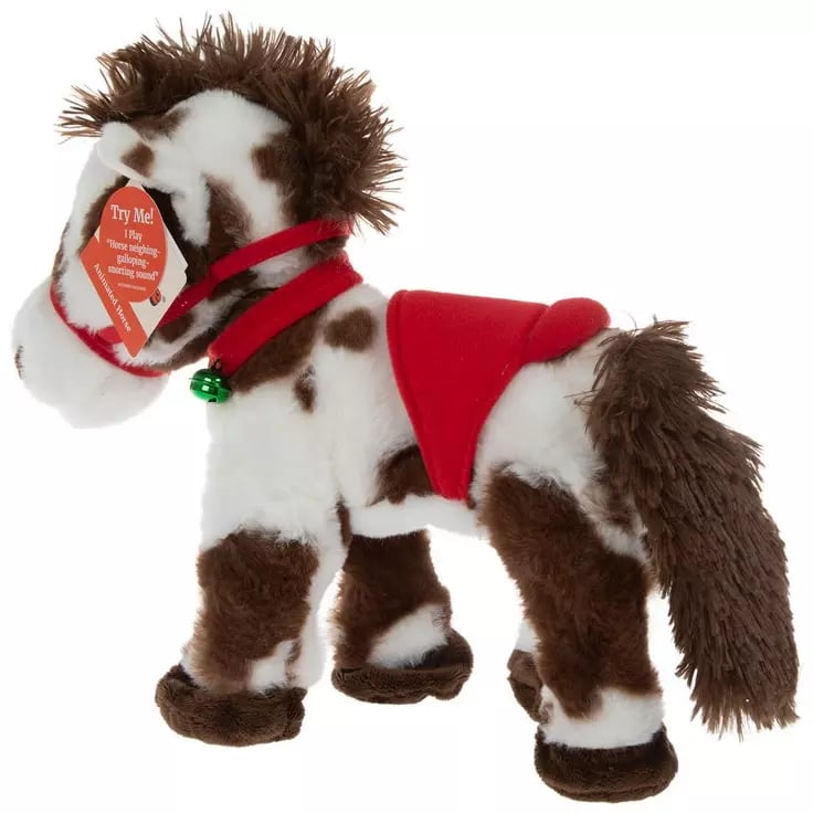 🐎❤️Spotted Electric Plush Horse